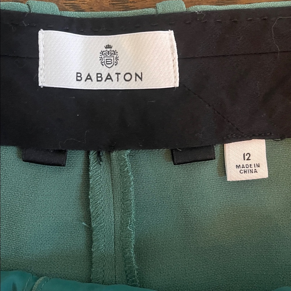 Babaton Aritzia Emerald Green Tailored Agency Trouser - Picture 3 of 4